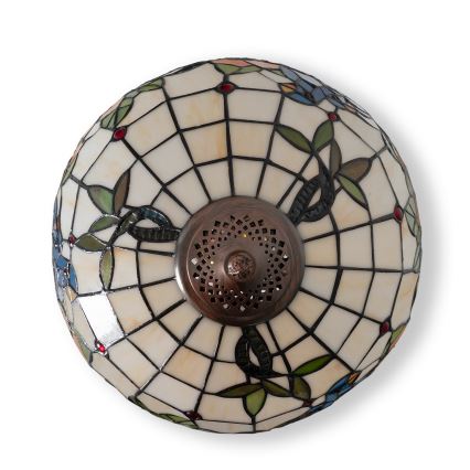 Brilagi - Lampă de masă Tiffany JUNGLE din vitralii 2xE27/60W/230V