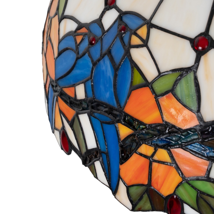 Brilagi - Lampă de masă Tiffany JUNGLE din vitralii 2xE27/60W/230V