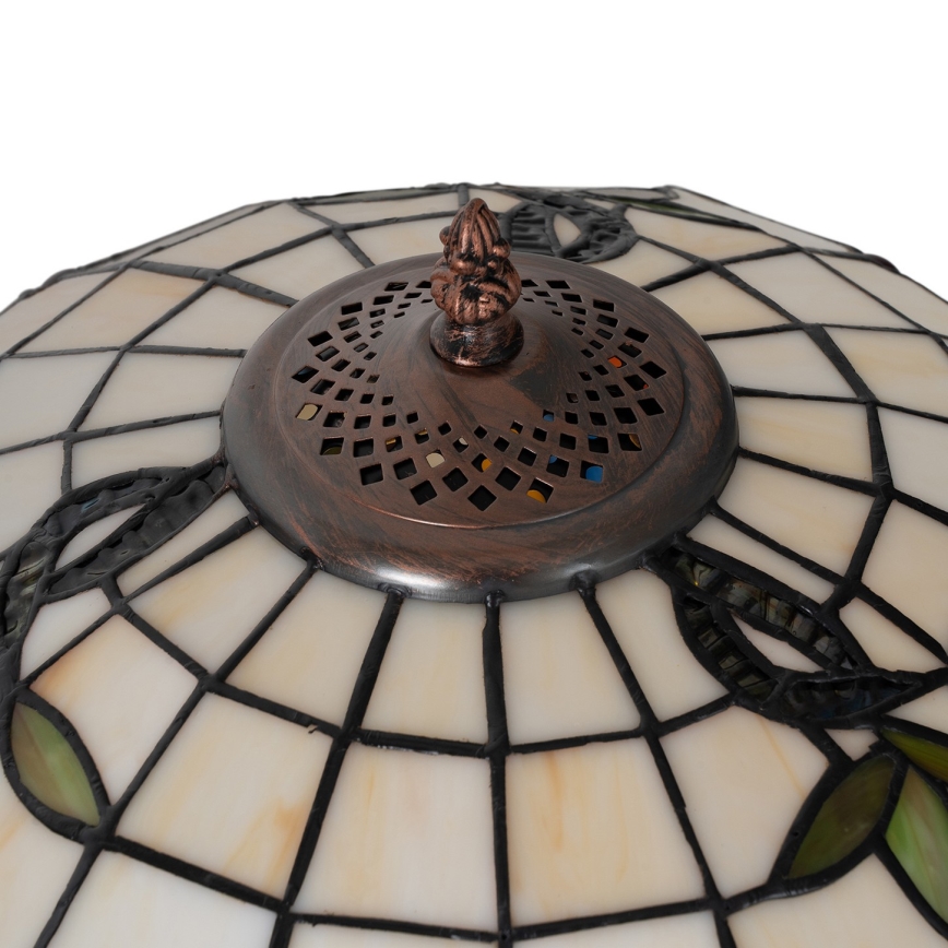 Brilagi - Lampă de masă Tiffany JUNGLE din vitralii 2xE27/60W/230V