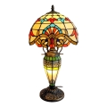Brilagi - Lampă de masă Tiffany MIRABELLA 1xE27/60W/230V + 1xE14/40W