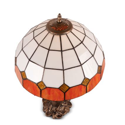 Brilagi - Lampă de masă Tiffany SIENNA cu vitralii 1xE27/60W/230V