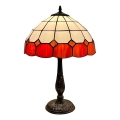 Brilagi - Lampă de masă Tiffany SIENNA cu vitralii 2xE27/60W/230V