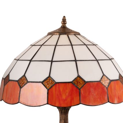 Brilagi - Lampă de masă Tiffany SIENNA cu vitralii 2xE27/60W/230V