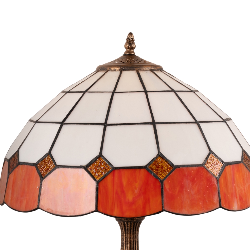 Brilagi - Lampă de masă Tiffany SIENNA cu vitralii 2xE27/60W/230V