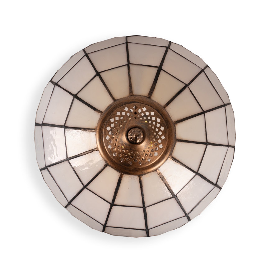 Brilagi - Lampă de masă Tiffany SIENNA cu vitralii 2xE27/60W/230V
