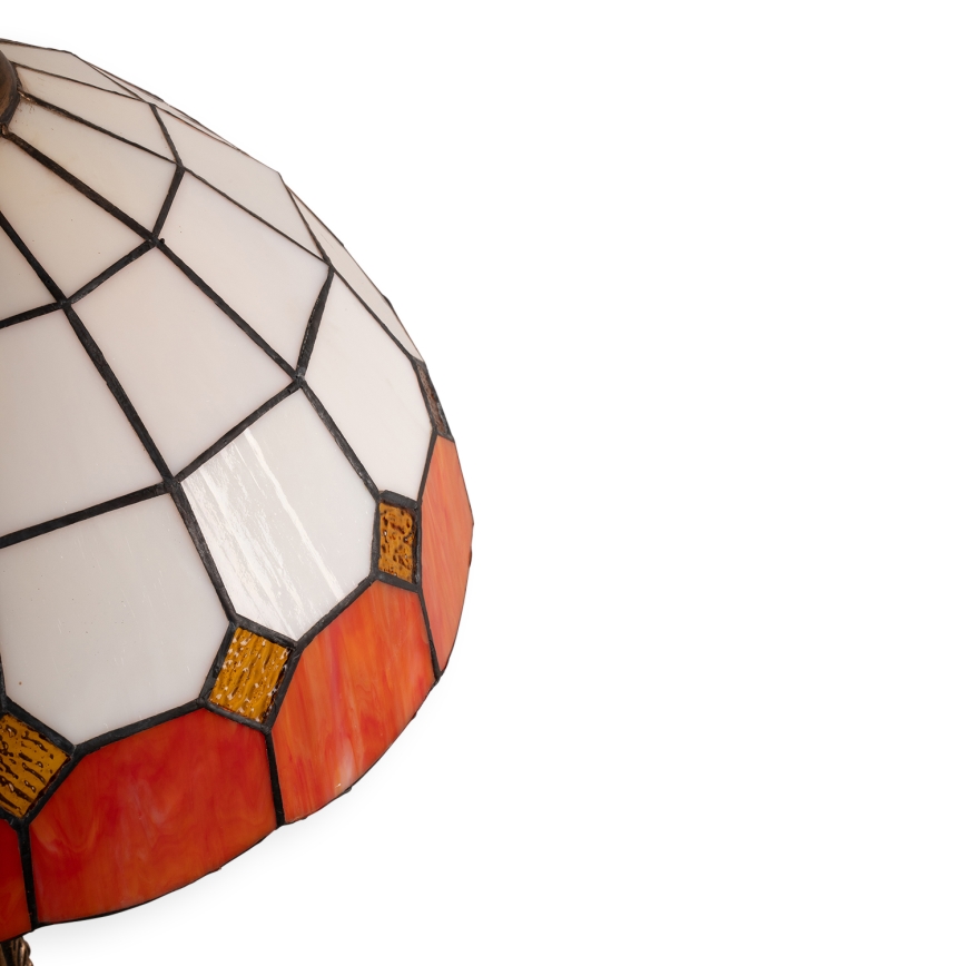 Brilagi - Lampă de masă Tiffany SIENNA cu vitralii 2xE27/60W/230V