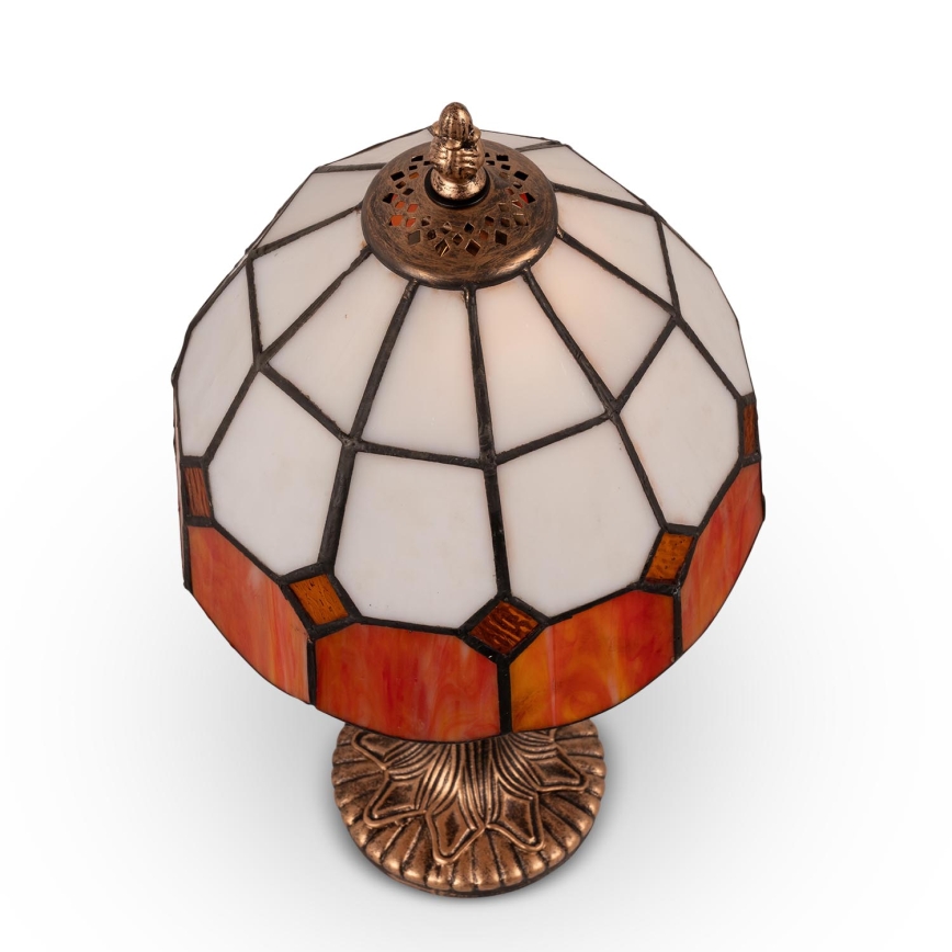 Brilagi - Lampă de masă Tiffany SIENNA din vitralii, 1xE27/60W/230V
