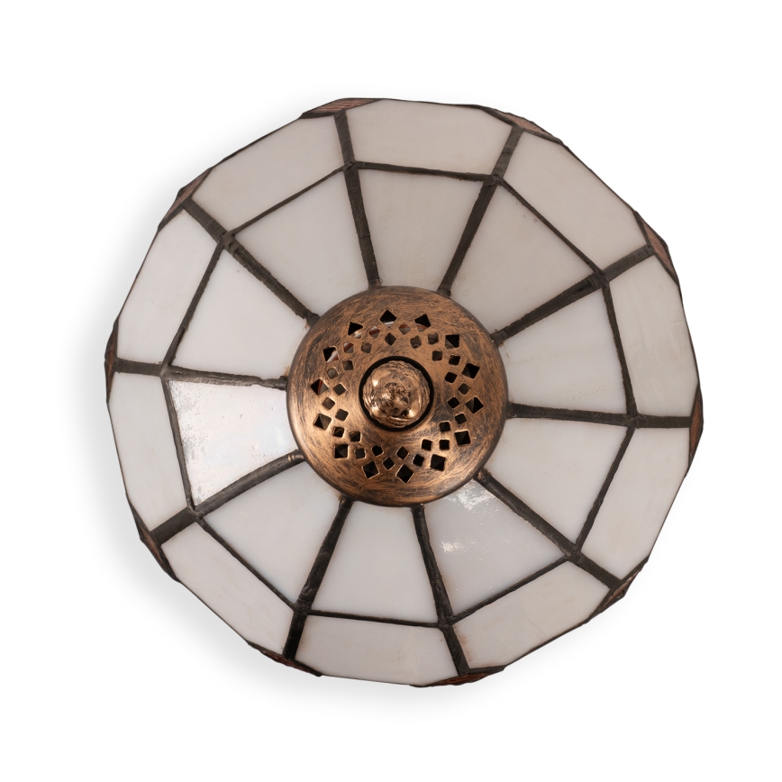 Brilagi - Lampă de masă Tiffany SIENNA din vitralii, 1xE27/60W/230V