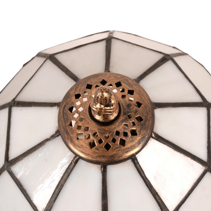 Brilagi - Lampă de masă Tiffany SIENNA din vitralii, 1xE27/60W/230V