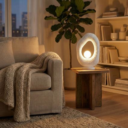 Brilagi - Lampă de masă WABI SABI 1xG9/8W/230V albă