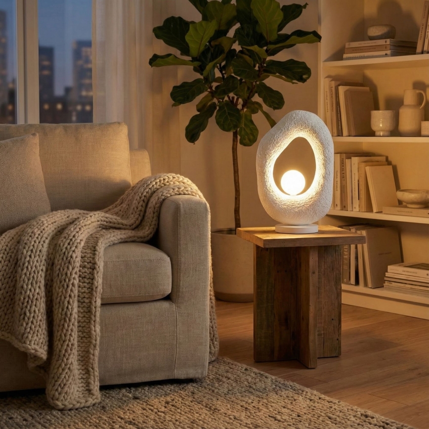 Brilagi - Lampă de masă WABI SABI 1xG9/8W/230V albă