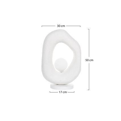 Brilagi - Lampă de masă WABI SABI 1xG9/8W/230V albă
