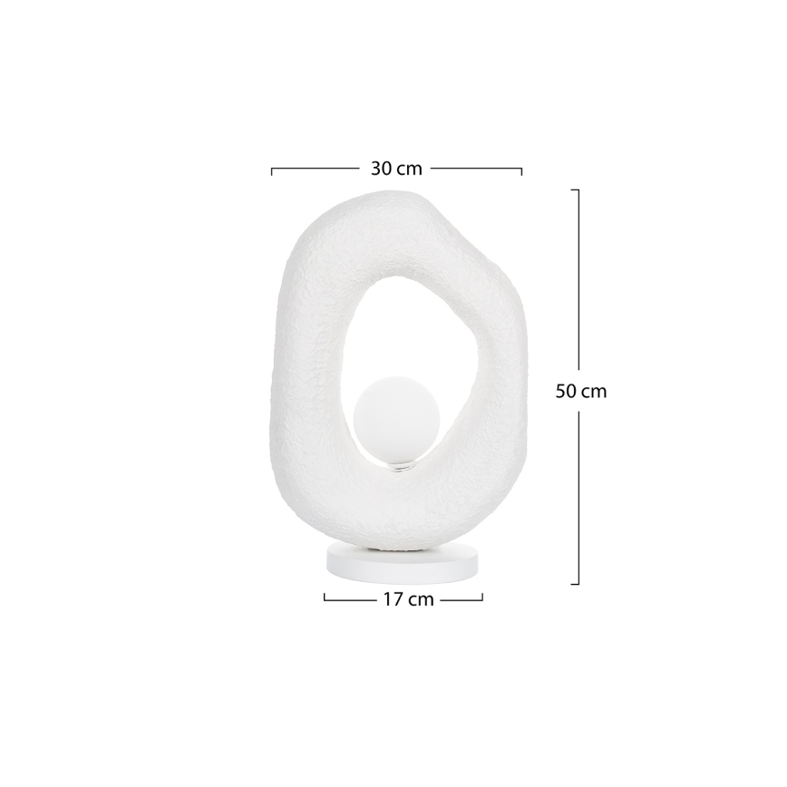Brilagi - Lampă de masă WABI SABI 1xG9/8W/230V albă