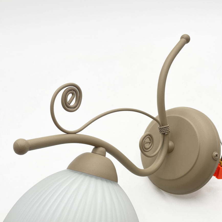 Brilagi - Lampă de perete ANTICO MODERN 1xE27/60W/230V bej
