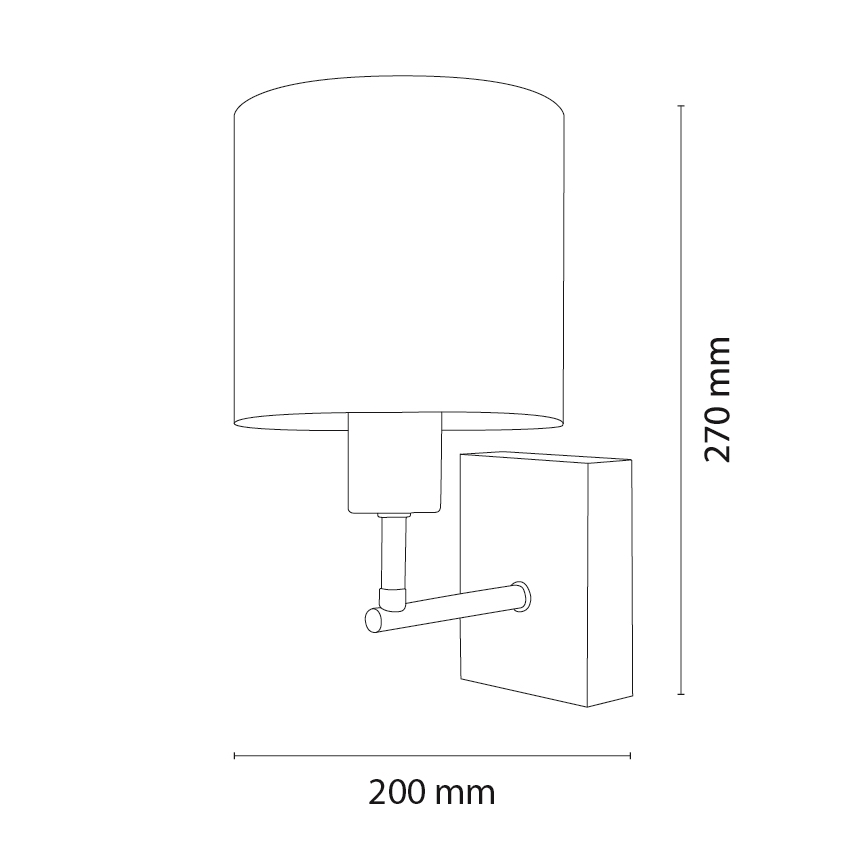 Brilagi - Lampă de perete pentru copii BOBO WOOD 1xE27/25W/230V stejar/negru/crem/iepurași