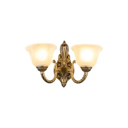 Brilagi - Lampă de perete CLASSIC 2xE14/10W/230V alamă
