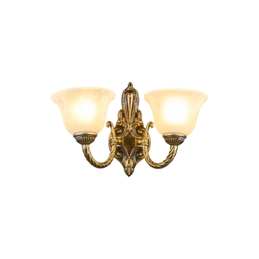 Brilagi - Lampă de perete CLASSIC 2xE14/10W/230V alamă