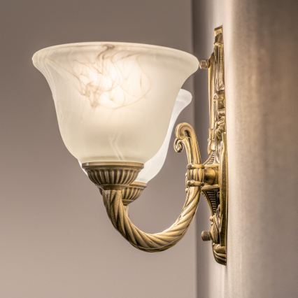 BRILAGI - Lampă de perete CLASSIC 2xE14/10W/230V alamă