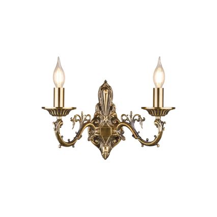 Brilagi - Lampă de perete CLASSIC 2xE14/10W/230V alamă