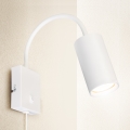 Brilagi - Lampă de perete flexibilă cu întrerupător SELE 1xGU10/30W/230V albă
