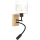 Brilagi - Lampă de perete flexibilă LED pentru copii BOBO WOOD 1xE27/25W/230V + LED/3W stejar/negru/alb/cu unicorni