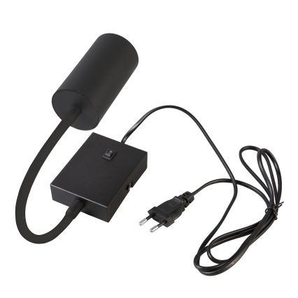 Brilagi - Lampă de perete flexibilă cu întrerupător SELE 1xGU10/30W/230V neagră