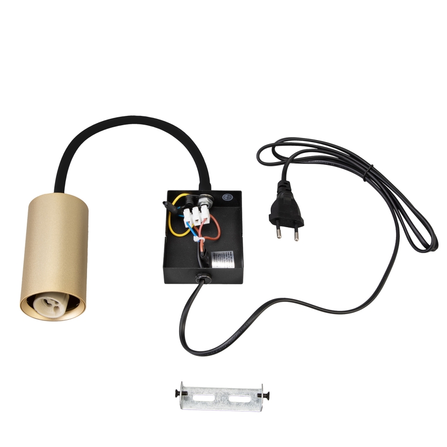 BRILAGI - Lampă de perete flexibilă cu întrerupător SELE 1xGU10/30W/230V neagră/aurie