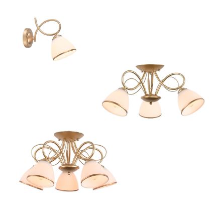 Brilagi - Lampă de perete FRED 1xE27/60W/230V auriu