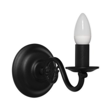 Brilagi - Lampă de perete IMPERO 1xE14/60W/230V neagră