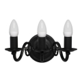Brilagi - Lampă de perete IMPERO 3xE14/60W/230V neagră