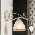 Brilagi - Lampă de perete LED ANTICO 1xE27/60W/230V 3000K alb patinat