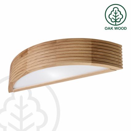 Brilagi - Lampă de perete LED CARVALHO MODERN 1xE27/60W/230V stejar