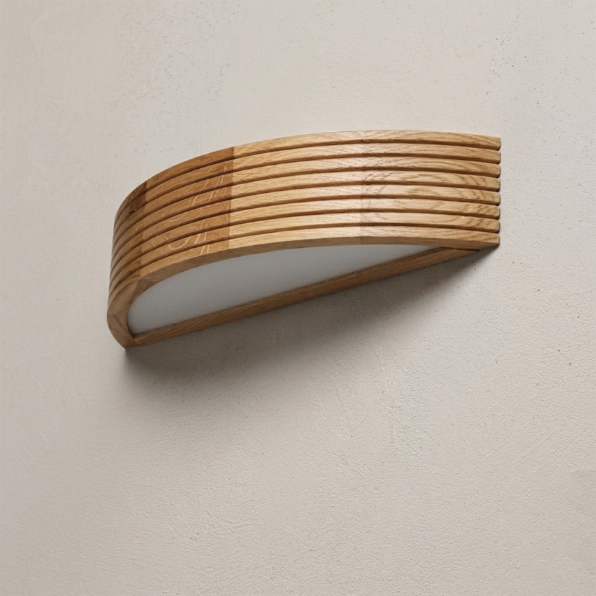 Brilagi - Lampă de perete LED CARVALHO MODERN 1xE27/60W/230V stejar