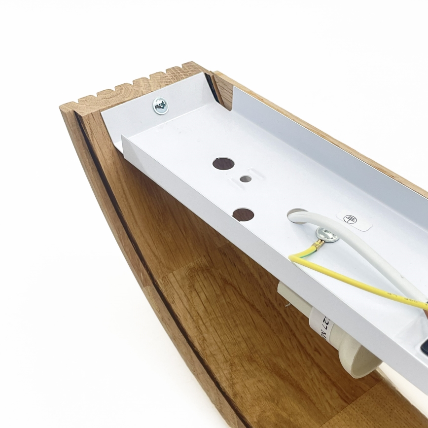 Brilagi - Lampă de perete LED CARVALHO MODERN 1xE27/60W/230V stejar