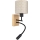 Brilagi - Lampă de perete LED flexibilă pentru copii BOBO WOOD 1xE27/25W/230V + LED/3W stejar/negru/bej/cu buline