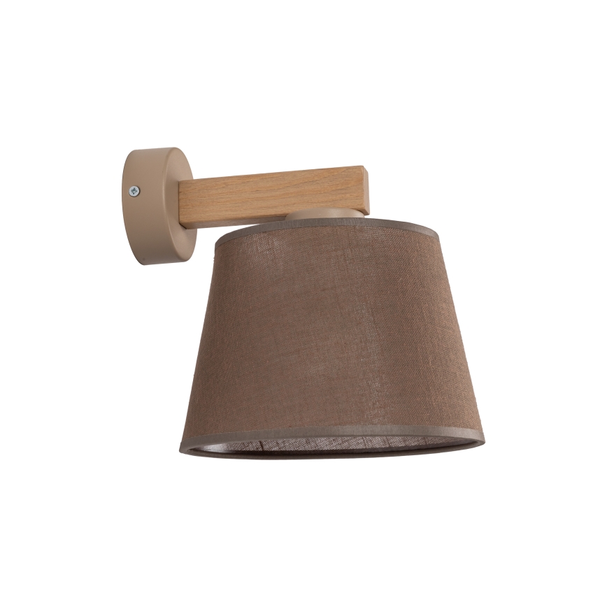 BRILAGI - Lampă de perete LED LATTE SABIA 1xE27/15W/230V pin/maro