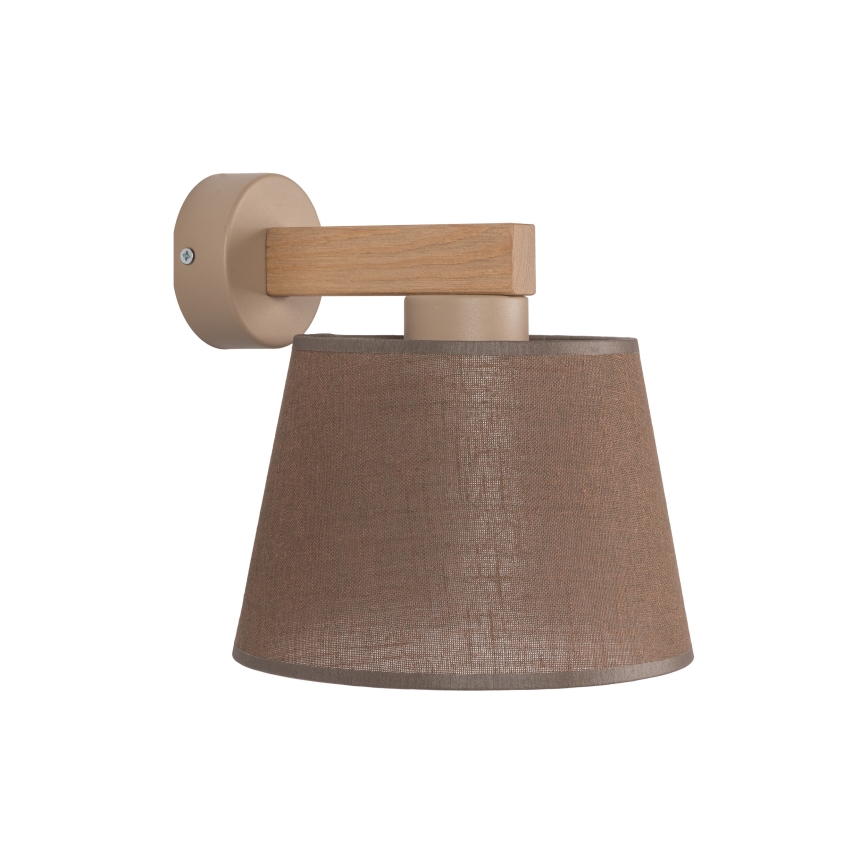 BRILAGI - Lampă de perete LED LATTE SABIA 1xE27/15W/230V pin/maro