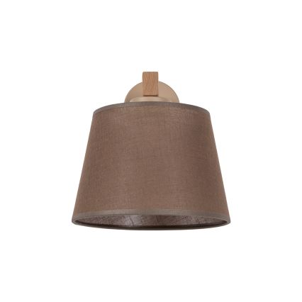BRILAGI - Lampă de perete LED LATTE SABIA 1xE27/15W/230V pin/maro