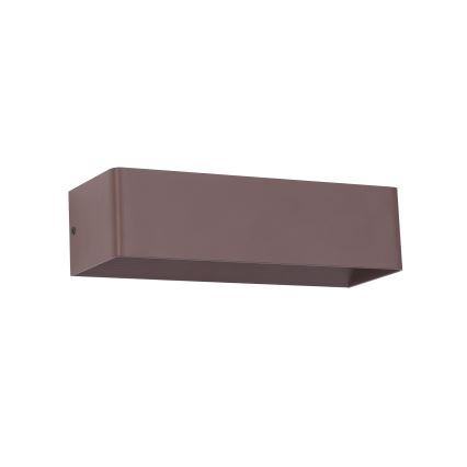 Brilagi - Lampă de perete LED pentru exterior DONNANI LED/12W/230V 30 cm maro IP44