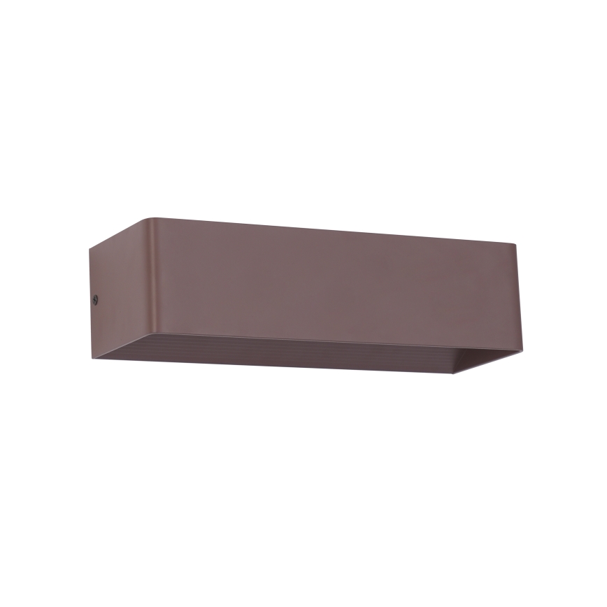 Brilagi - Lampă de perete LED pentru exterior DONNANI LED/12W/230V 30 cm maro IP44