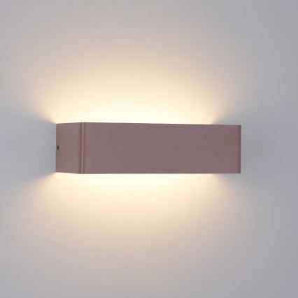 Brilagi - Lampă de perete LED pentru exterior DONNANI LED/12W/230V 30 cm maro IP44