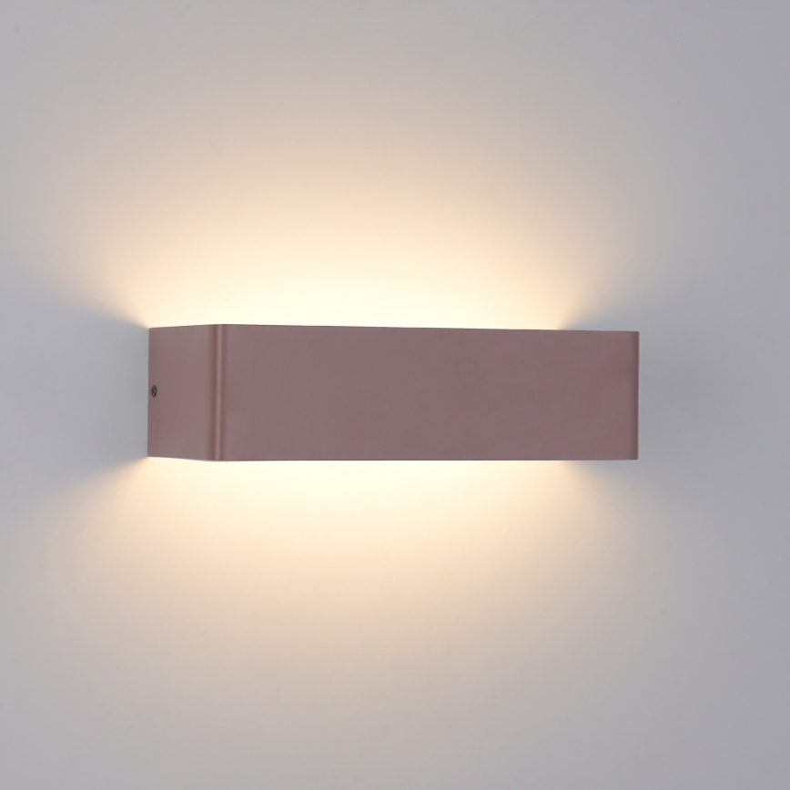Brilagi - Lampă de perete LED pentru exterior DONNANI LED/12W/230V 30 cm maro IP44