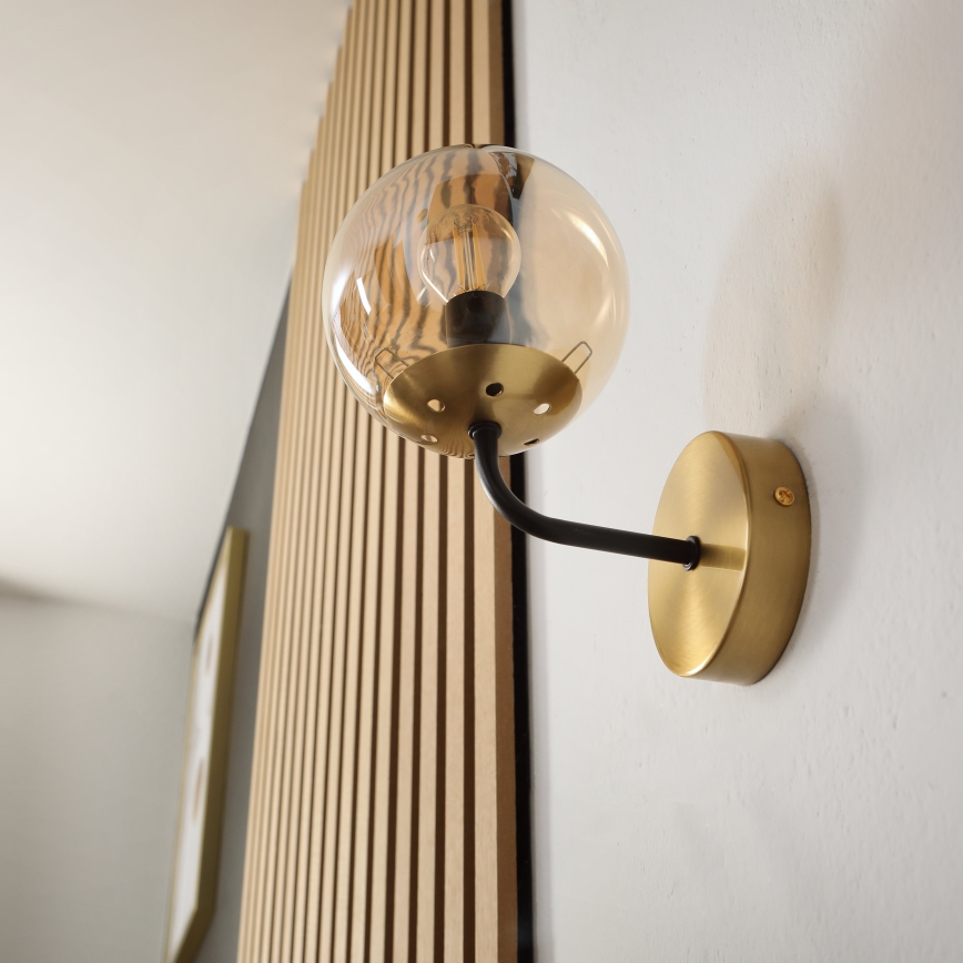 Brilagi - Lampă de perete MALIVA 1xE14/15W/230V aurie