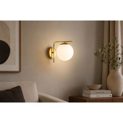Brilagi - Lampă de perete MILO 1xE27/60W/230V aurie