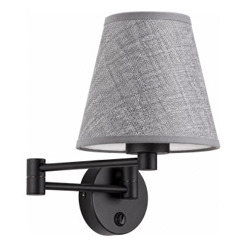 BRILAGI - Lampă de perete NUBILA 1xE27/15W/230V gri/negru