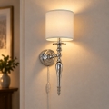 BRILAGI - Lampă de perete NUBILA 1xE27/60W/230V crom lucios/crem