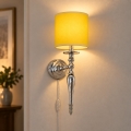 BRILAGI - Lampă de perete NUBILA 1xE27/60W/230V crom lucios/galbenă