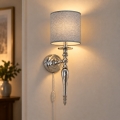 BRILAGI - Lampă de perete NUBILA 1xE27/60W/230V crom lucios/gri