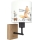Brilagi - Lampă de perete pentru copii BOBO WOOD 1xE27/25W/230V stejar/negru/alb/cu animale