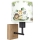Brilagi - Lampă de perete pentru copii BOBO WOOD 1xE27/25W/230V stejar/negru/alb/verde/junglă